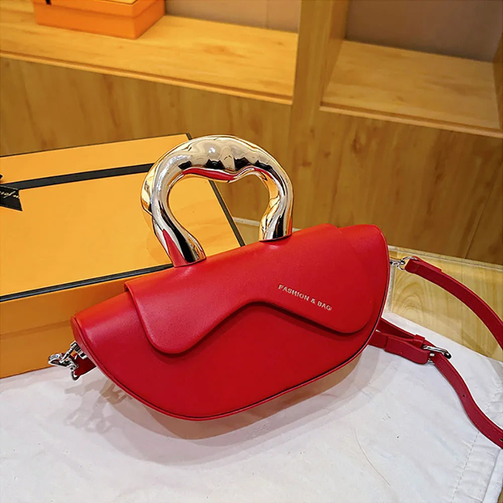 Personalized Fashion Handbags for Party Underarm Bag Women 2024 New Versatile PU Texture Single Shoulder Crossbody Bags