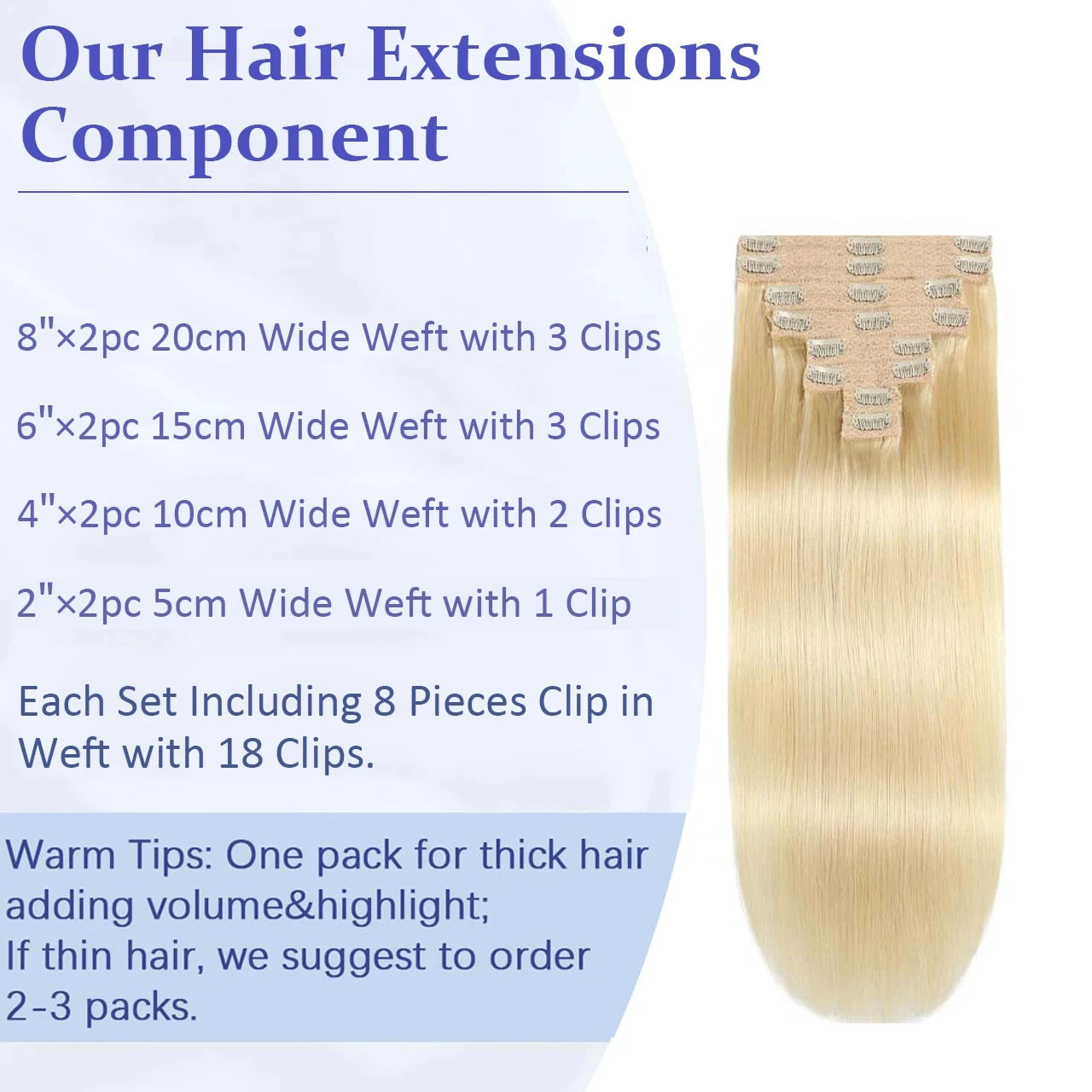 Blonde #613 Tape In Hair Extensions 100% Unprocessed Human Hair Adhesive Glue Skin Weft Tape In Human Hair Extensions 50g/20pcs