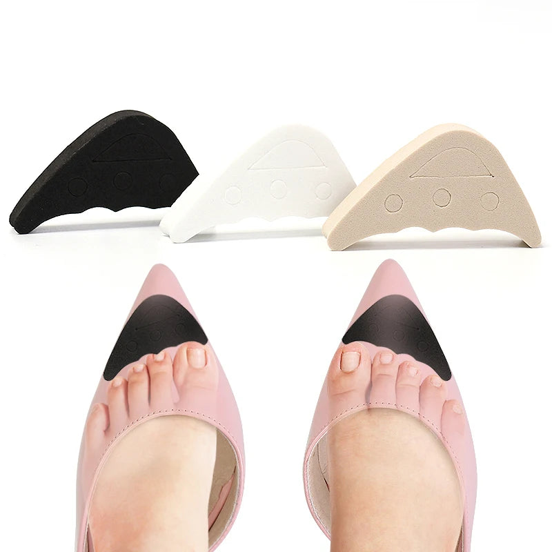 Women High Heel Half Forefoot Insert Toe Plug Cushion Pain Relief Protector Big Shoes Toe Front Filler Adjustment 1 Pair