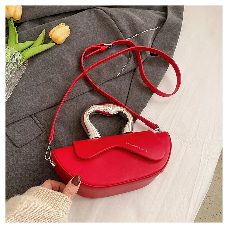Personalized Fashion Handbags for Party Underarm Bag Women 2024 New Versatile PU Texture Single Shoulder Crossbody Bags