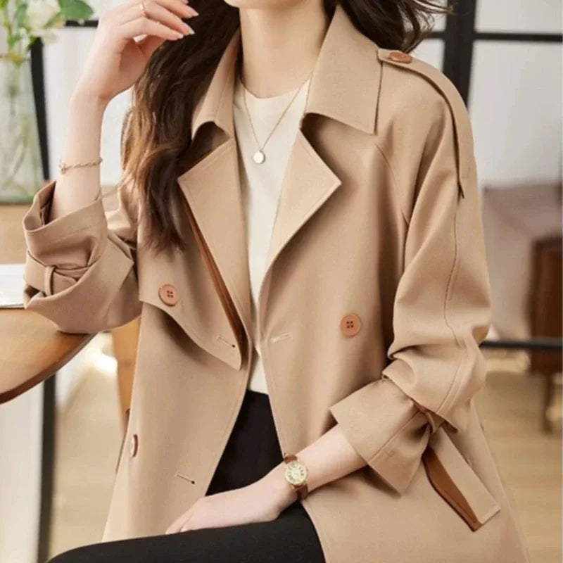 High Quality Coats for Women Spring Autumn Medium Length Blazer Woman Trend 2025 In Promotion Jacket Korean Fashion Outerwears