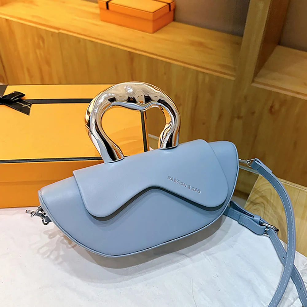 Personalized Fashion Handbags for Party Underarm Bag Women 2024 New Versatile PU Texture Single Shoulder Crossbody Bags