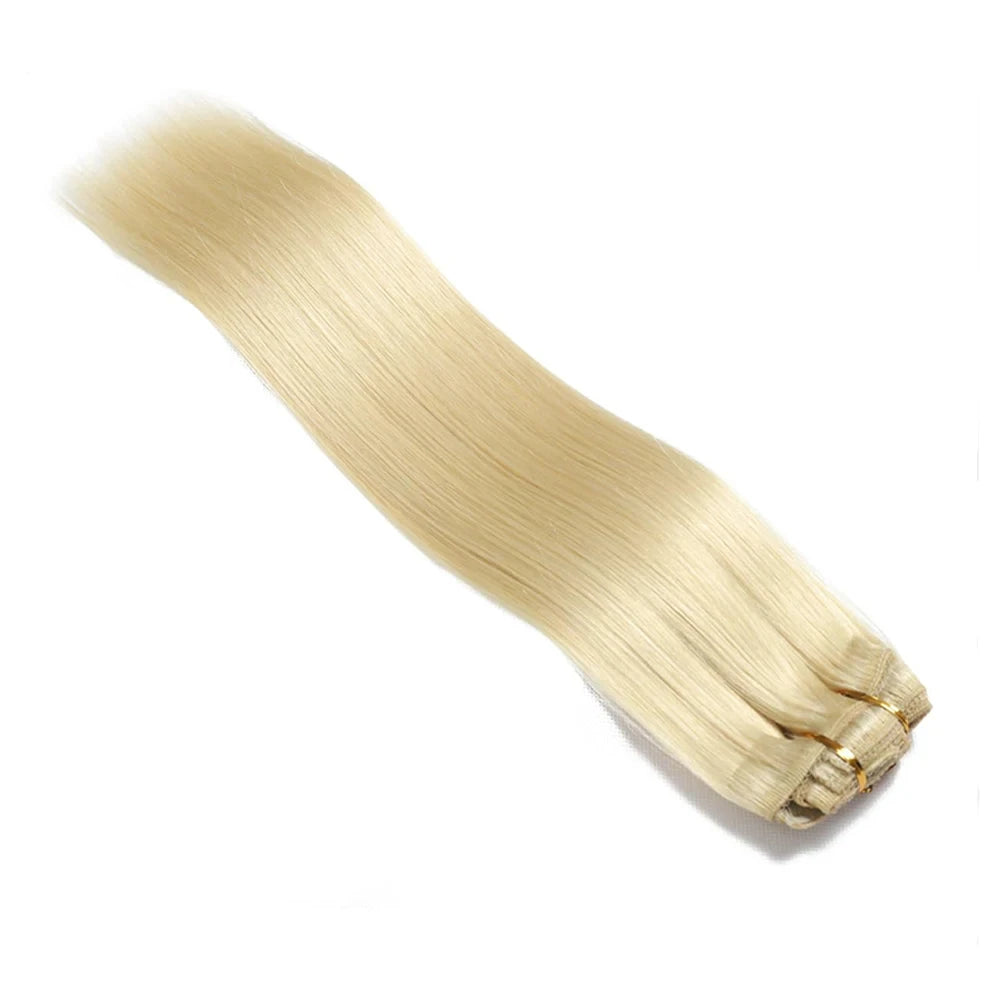 Blonde #613 Tape In Hair Extensions 100% Unprocessed Human Hair Adhesive Glue Skin Weft Tape In Human Hair Extensions 50g/20pcs