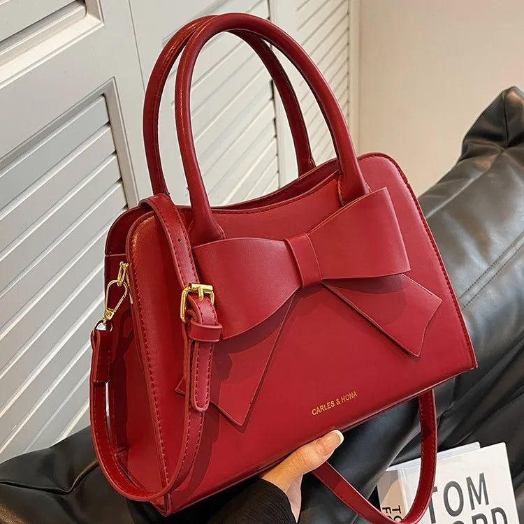 2025 New Luxury Wedding Clutch Bride Bag Elegant Red Bridesmaid Purse, Women's Fashion Handbag Versatile Small Evening Party Bag