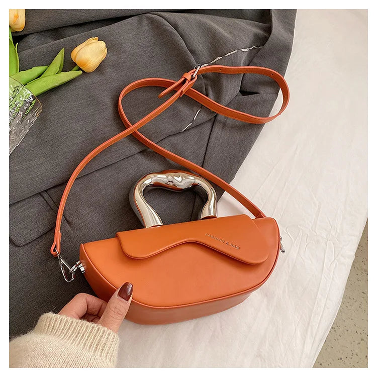 Personalized Fashion Handbags for Party Underarm Bag Women 2024 New Versatile PU Texture Single Shoulder Crossbody Bags