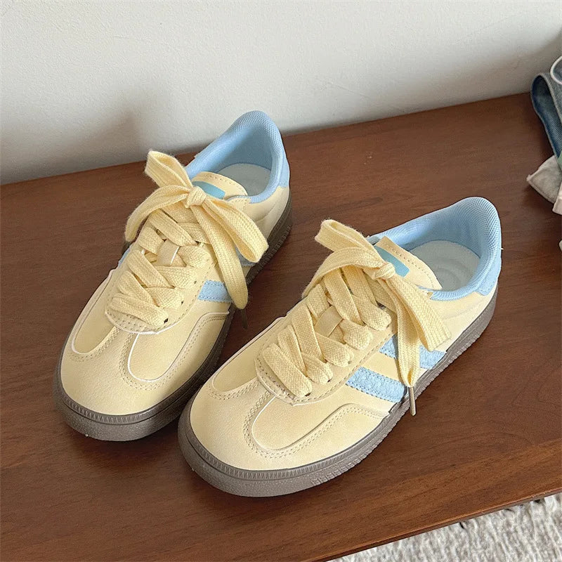 Casual Shoes Women 2025 Spring New Soft Sole Non-slip Comfortable De Training Shoes Hundred Fashion Lightweight Sports Shoes