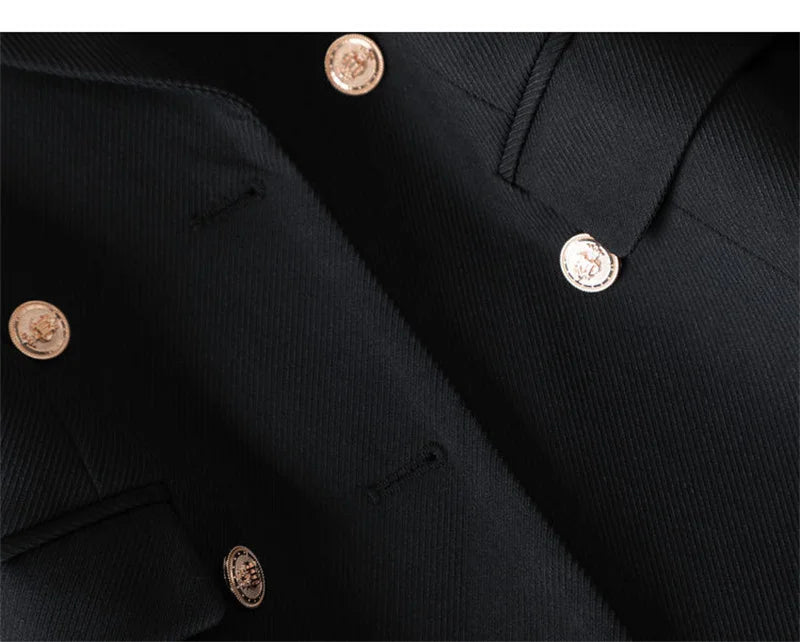 Autumn Winter Jacket Women Long Blazer Khaki Coffee Black Office Ladies Formal Jacket Business Work Wear Coat Female Outerwear