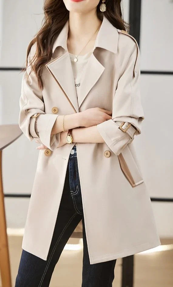 High Quality Coats for Women Spring Autumn Medium Length Blazer Woman Trend 2025 In Promotion Jacket Korean Fashion Outerwears