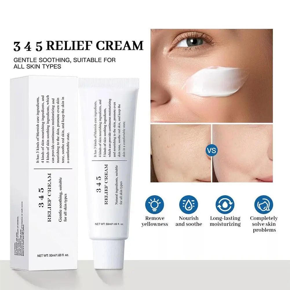 Korean Skin Care -  Intensive Repair 345 Relief Cream, VC Boosting Serum, 345 Whitening Cream, Relief Essence, Cleansing Balm