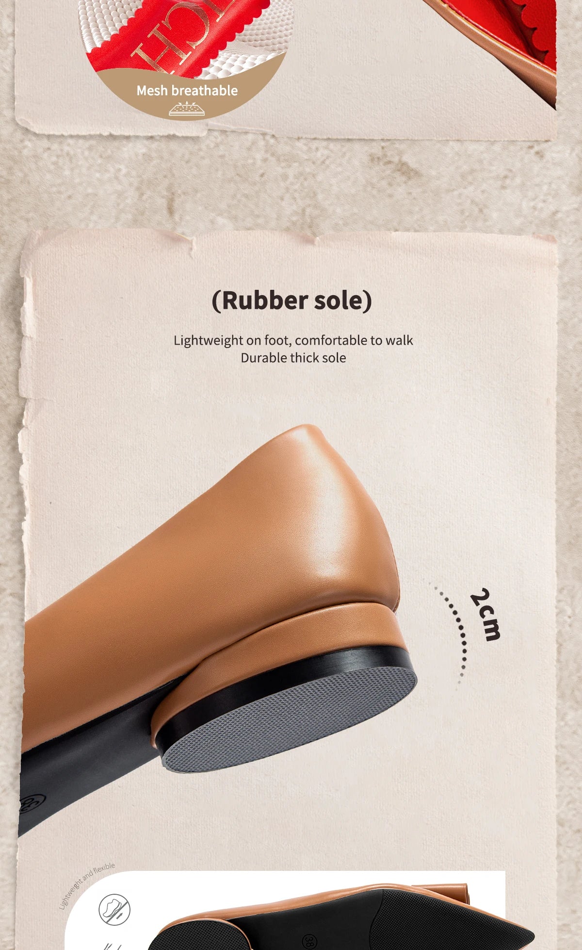 Solid Colour Simple Women's Single Shoes Fashionable Versatile Wear Comfortable Season New Women's Low-heeled Single Shoes