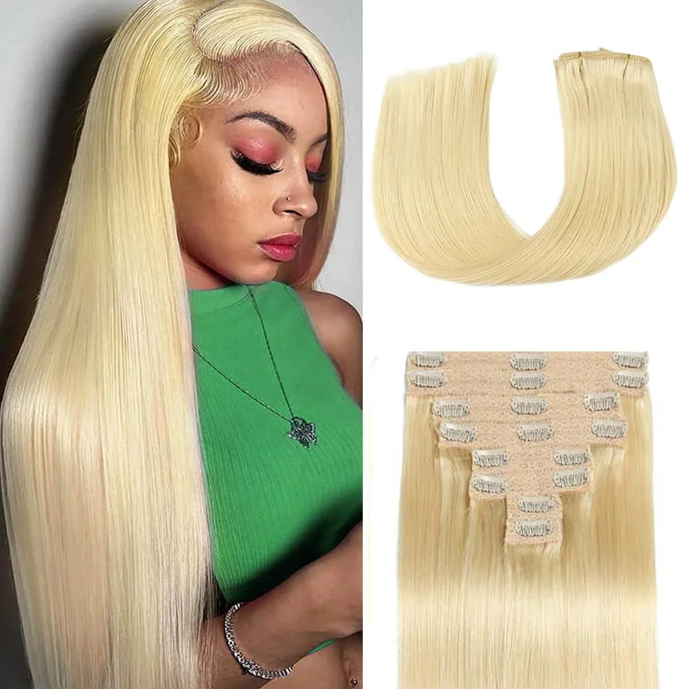 Blonde #613 Tape In Hair Extensions 100% Unprocessed Human Hair Adhesive Glue Skin Weft Tape In Human Hair Extensions 50g/20pcs