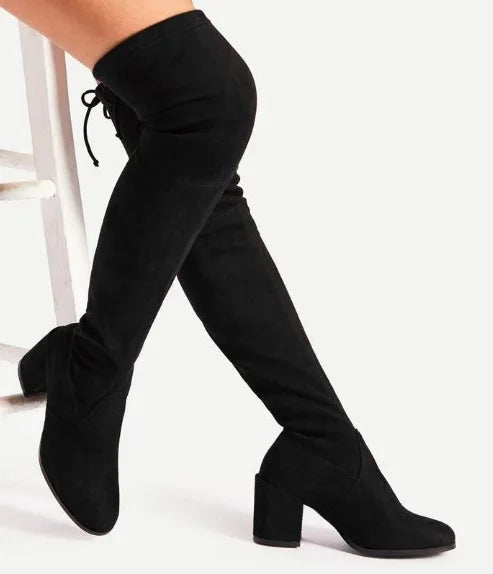 2023Shoes for Women Boots Casual Boots Comfortable Over The Knee Thigh High Boots for Women Platform Shoes Botas De Mujer