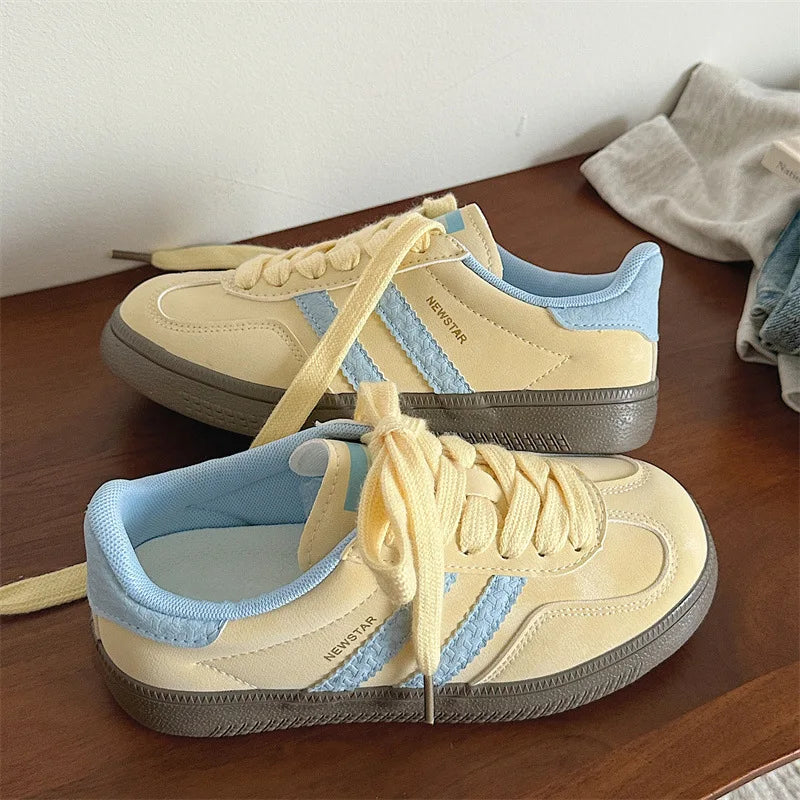 Casual Shoes Women 2025 Spring New Soft Sole Non-slip Comfortable De Training Shoes Hundred Fashion Lightweight Sports Shoes