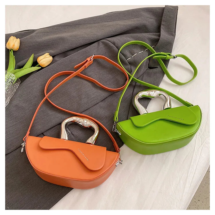 Personalized Fashion Handbags for Party Underarm Bag Women 2024 New Versatile PU Texture Single Shoulder Crossbody Bags