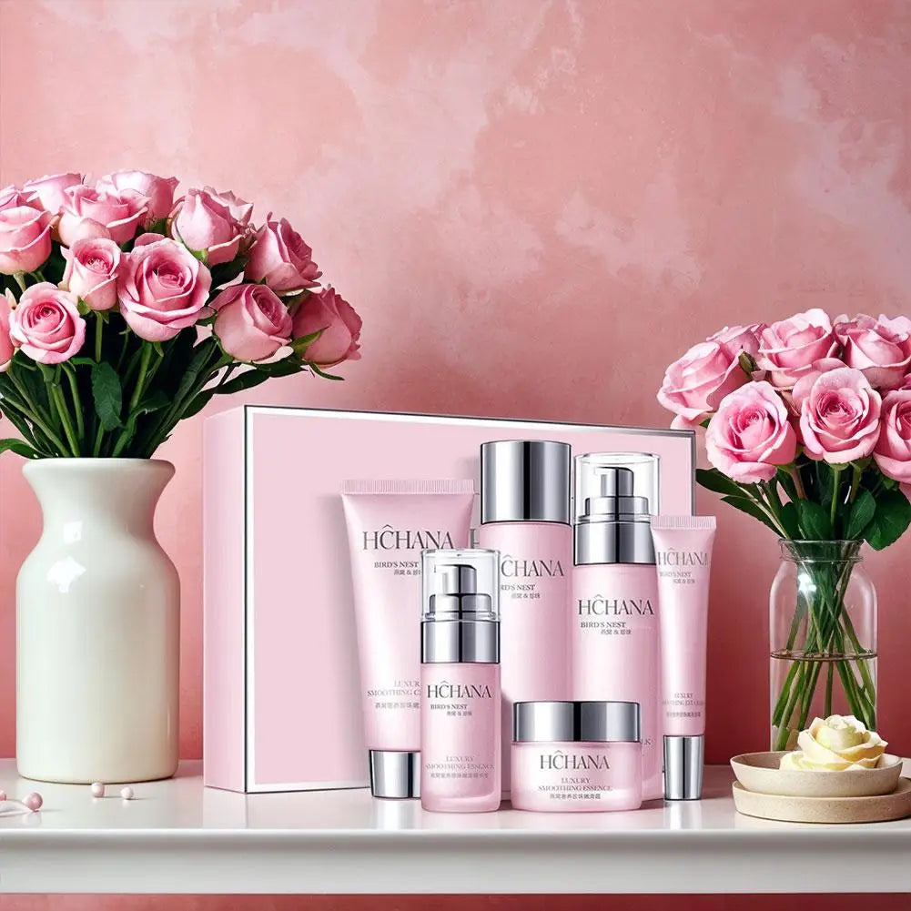 Remove Melanin Facial Beauty Box Skin Care Sets Moisturizing Smoothing Toner Essence Anti-Aging Regulate Water Oil Balance