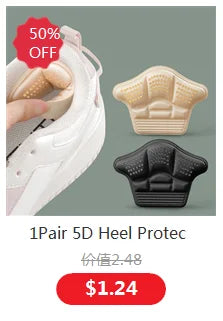 T-Shaped Heel Protectors Stickers Womens Shoes Heel Cushion Foot Care Products Non Slip Shoe Pads High Heels Half Shoe Inserts