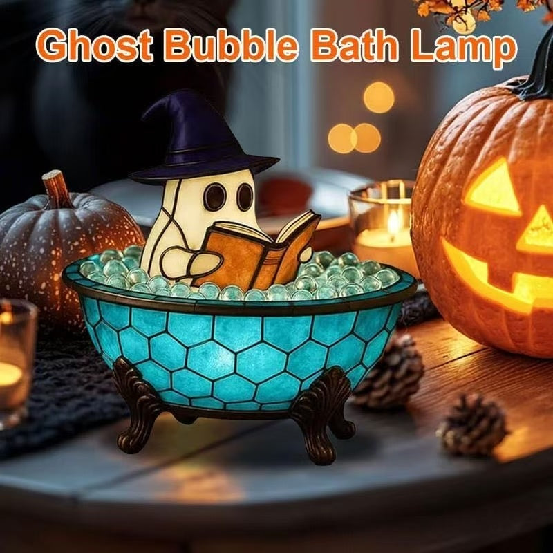 3D Physical Ghost Bubble Bath Luminous Statues, Halloween Ghost Luminous Statues, Cute Luminous Statues For Bathroom Decor, Ghost-Themed Bathtub Accent Luminous Statues For Halloween Party Or Gift