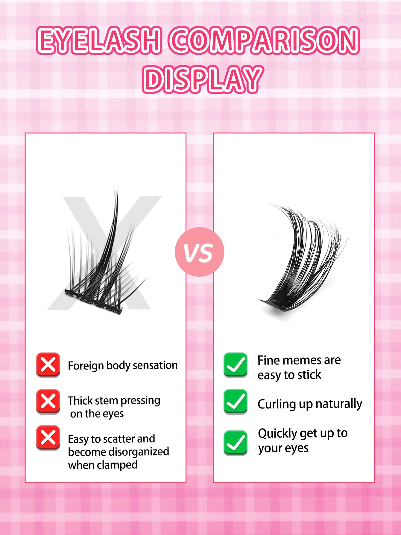 3D False Eyelashes, Multi-layered, Realistic, Soft And Comfortable, Natural Nude Makeup